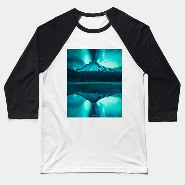 Aurora Baseball T-Shirt by ArijitWorks